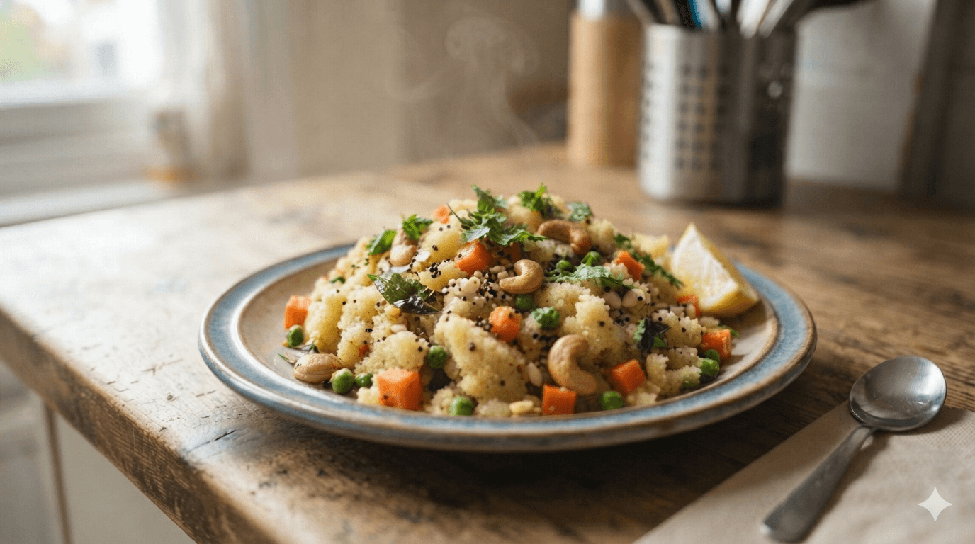Upma: Classic South Indian Semolina Breakfast