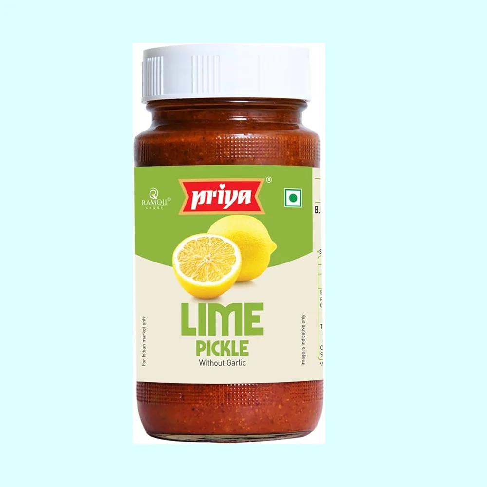 LIME PICKLE WITHOUT GARLIC - 300G